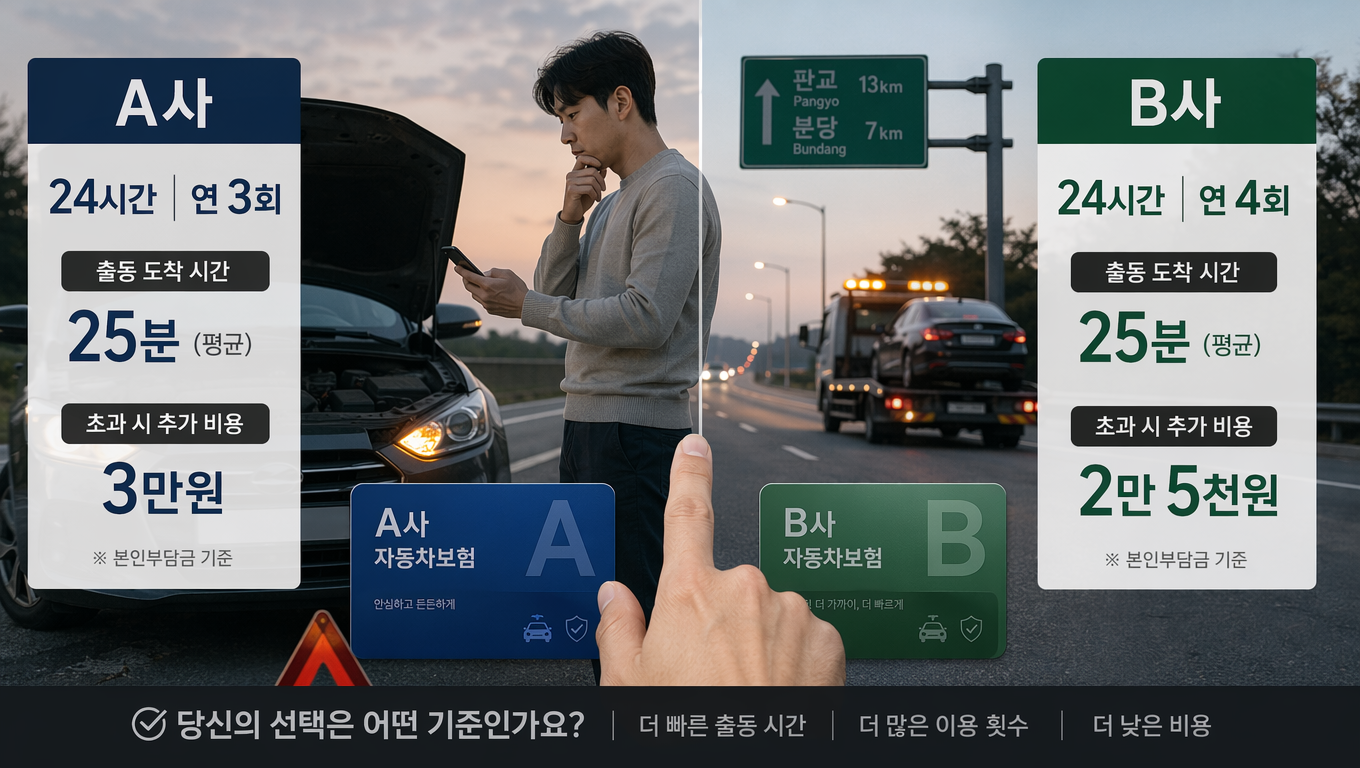 2026년 자동차 긴급출동 호출 가능 시간과 보험 활용법