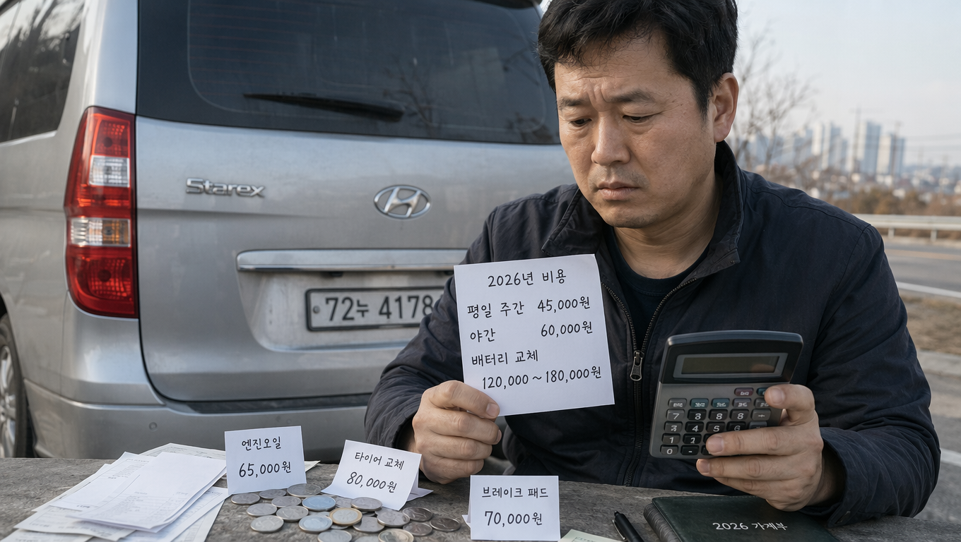 스타렉스 배터리 방전 출동 서비스 이용 안내