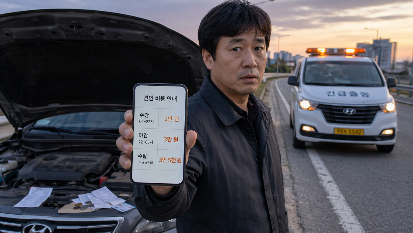 차 배터리 방전 시 배터리 방전 출동 서비스 이용 방법