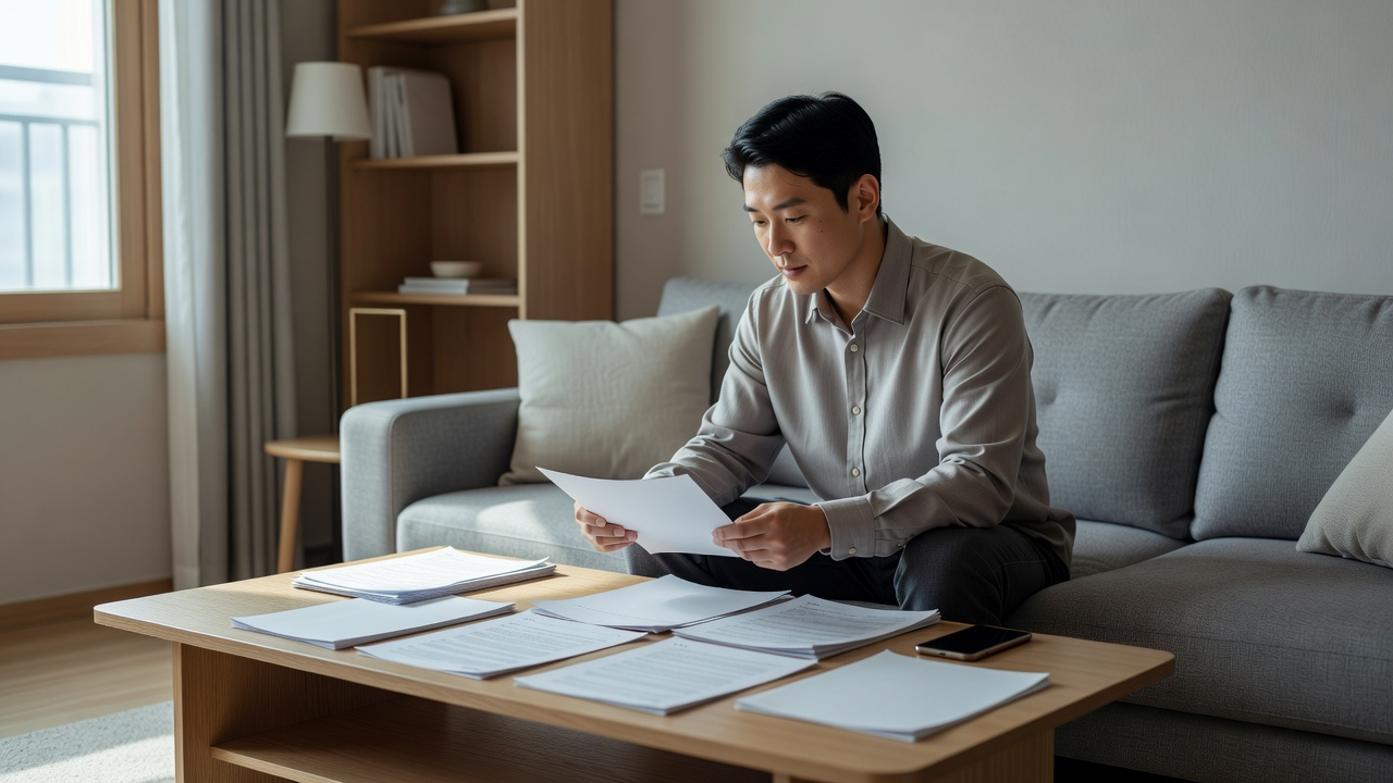 긴급출동 서비스 목차를 준비하는 실생활 장면