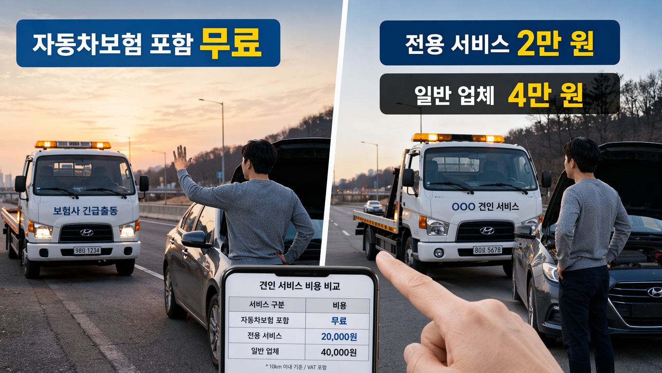 긴급출동 서비스 이용 전 꼭 알아야 할 점