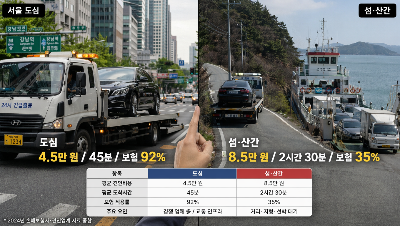 2026년 섬·산간 긴급 견인 서비스 보험 적용 확대 논의 본격화