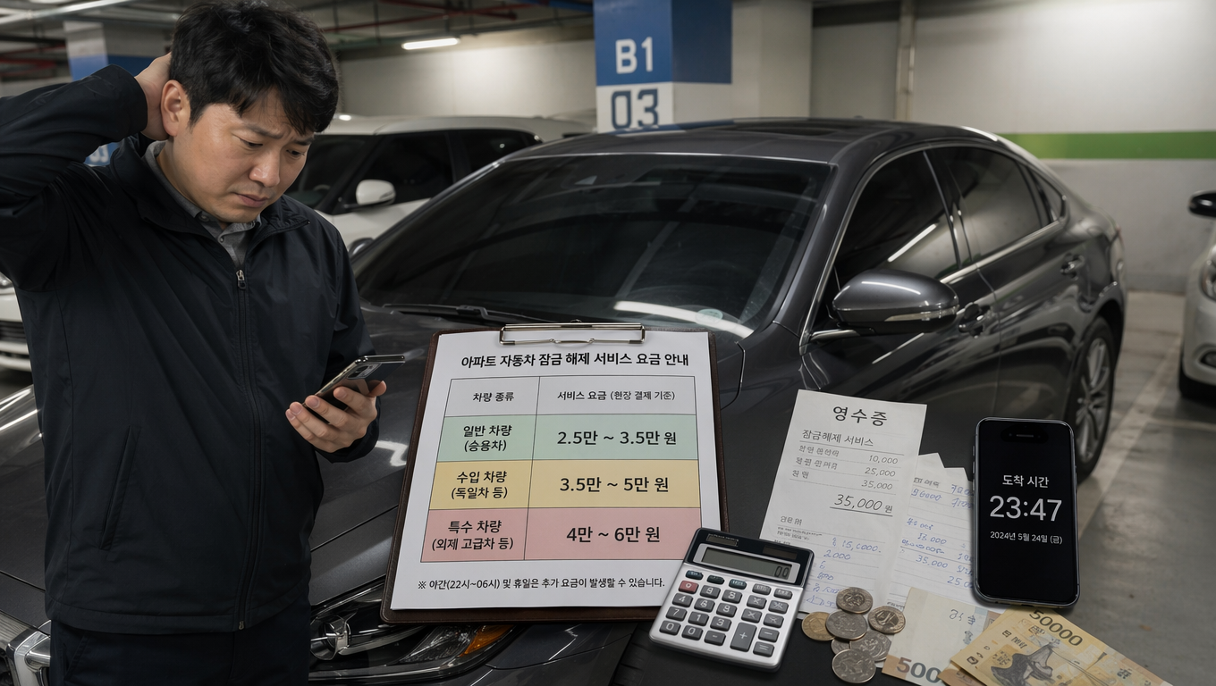 차문 열림 출동, 차키 실수로 인한 긴급 대처법