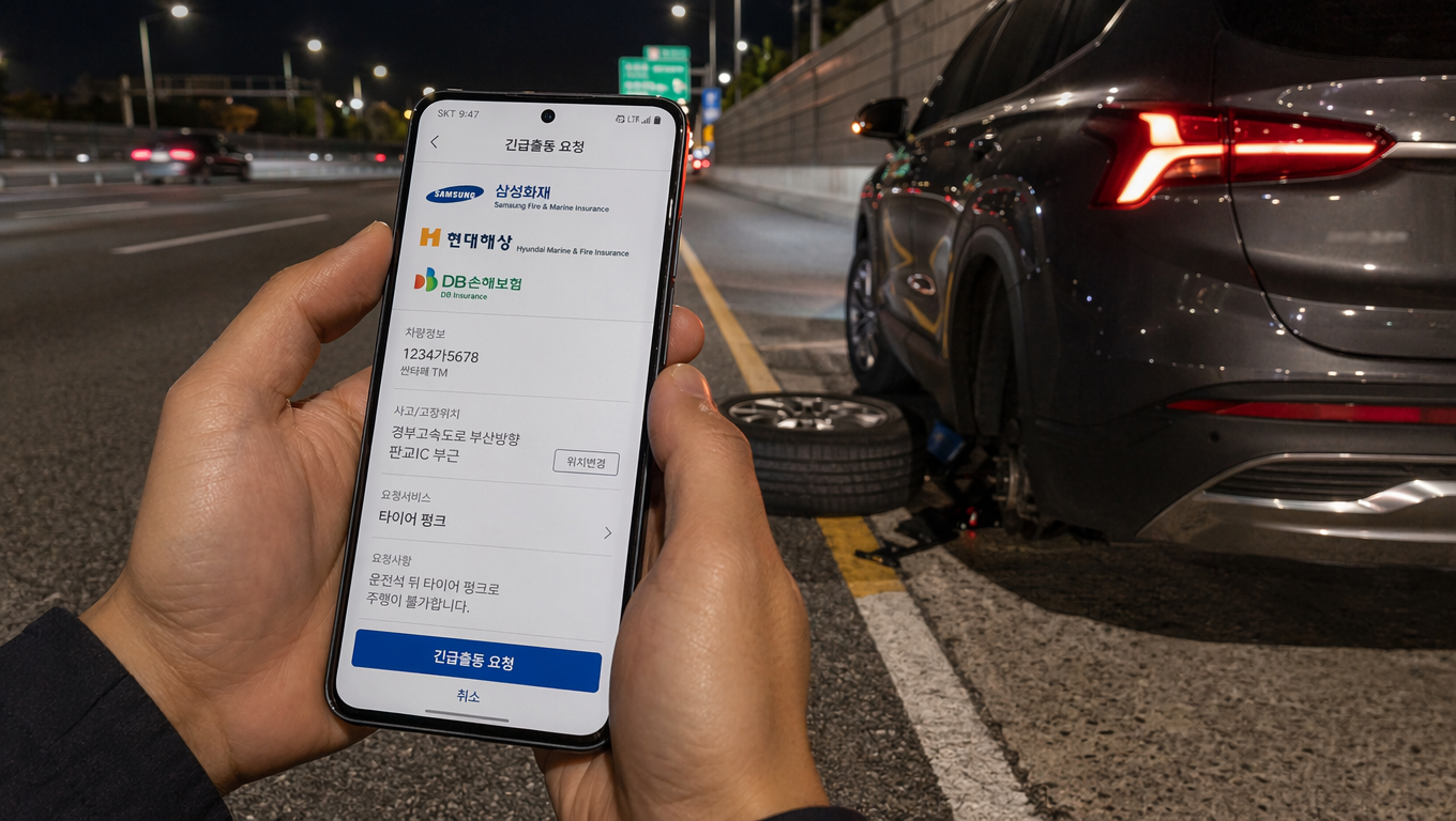보험사 긴급출동 24시간 서비스 이용 방법과 주의점