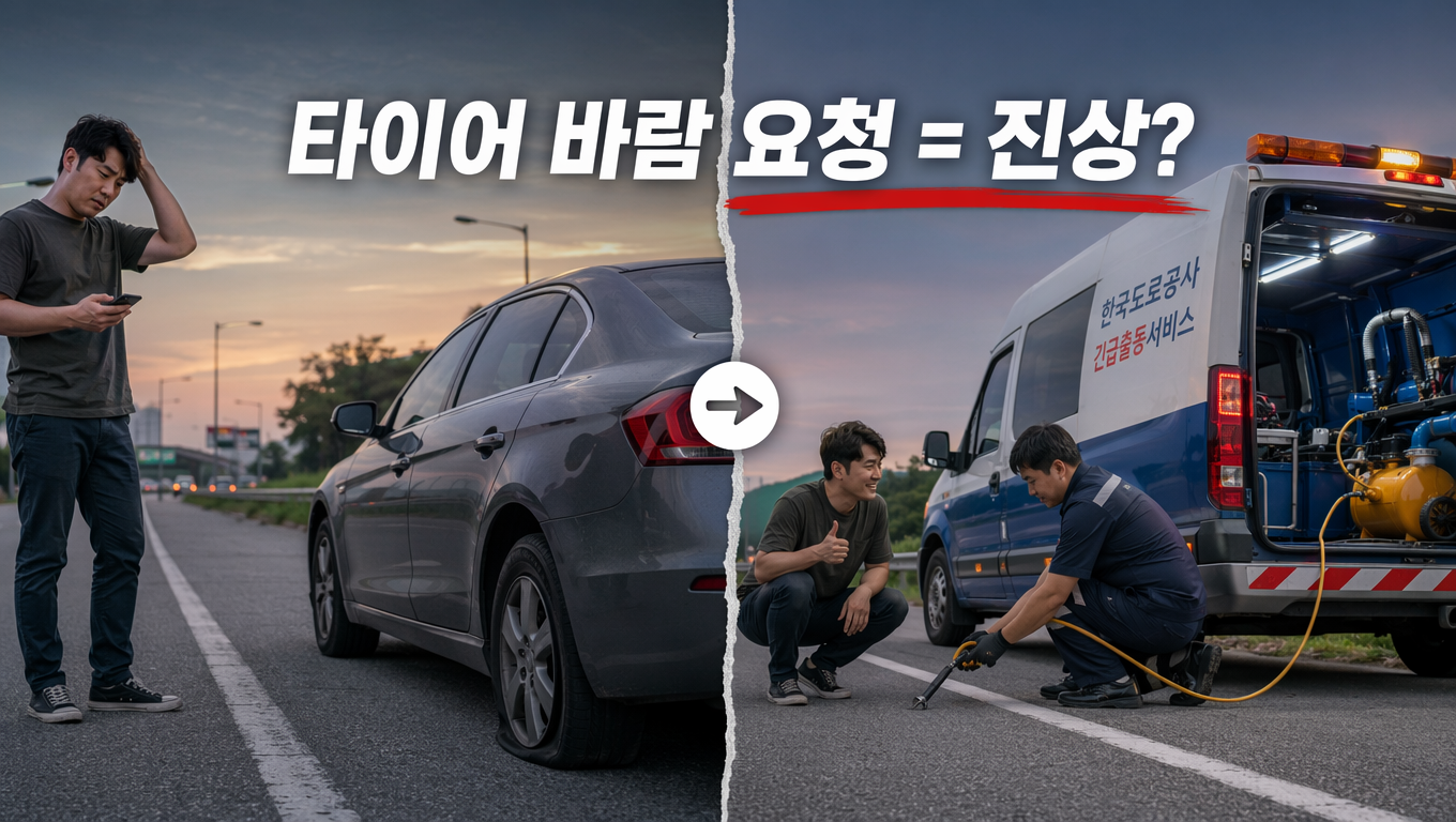 보험 긴급출동으로 바람 넣어달라고 하면 진상인가요? - 자동차 긴급출동 활용법