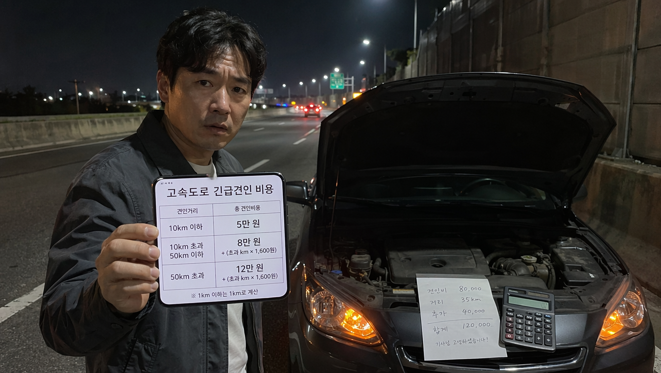 고속도로 긴급견인 서비스 이용 전 꼭 확인해야 할 점