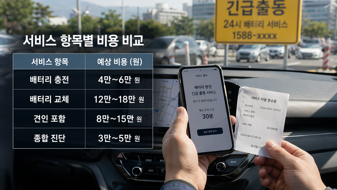 시동 안걸림 출동 서비스 이용 가이드