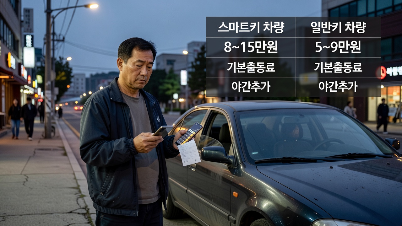 차문 열림 출동 비용과 스마트키 차종별 대처법
