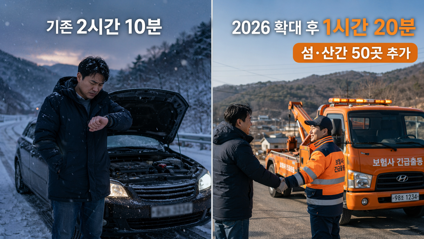 2026 섬·산간 지역 보험사 긴급출동 서비스 확대, 7월 토론회 본격 추진